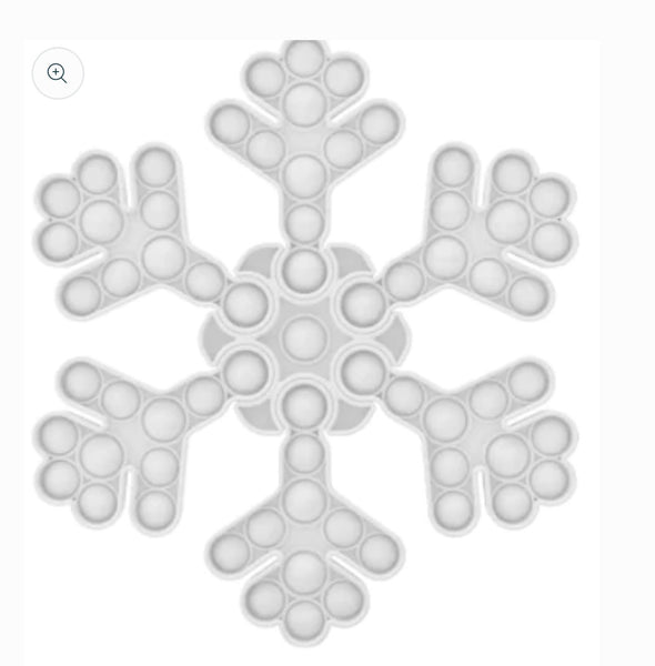 Snowflake Pop It Puzzle