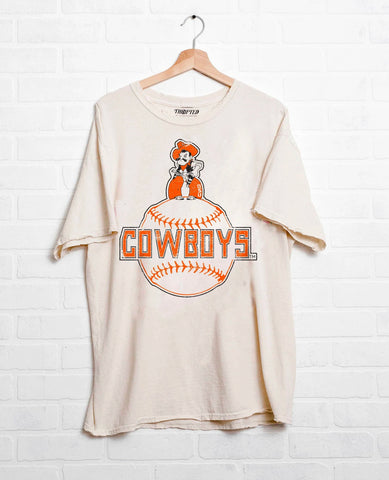 Licensed Cowboys Baseball Thrifted Tee
