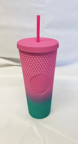 Ombre Matte Studded Tumblers