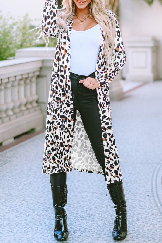 Leopard Duster Cardi - Regular