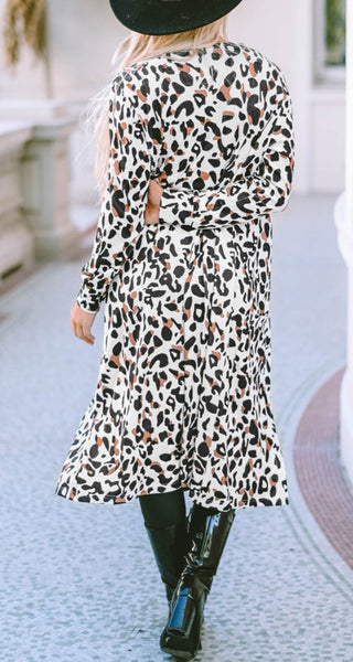 Leopard Duster Cardi - Regular