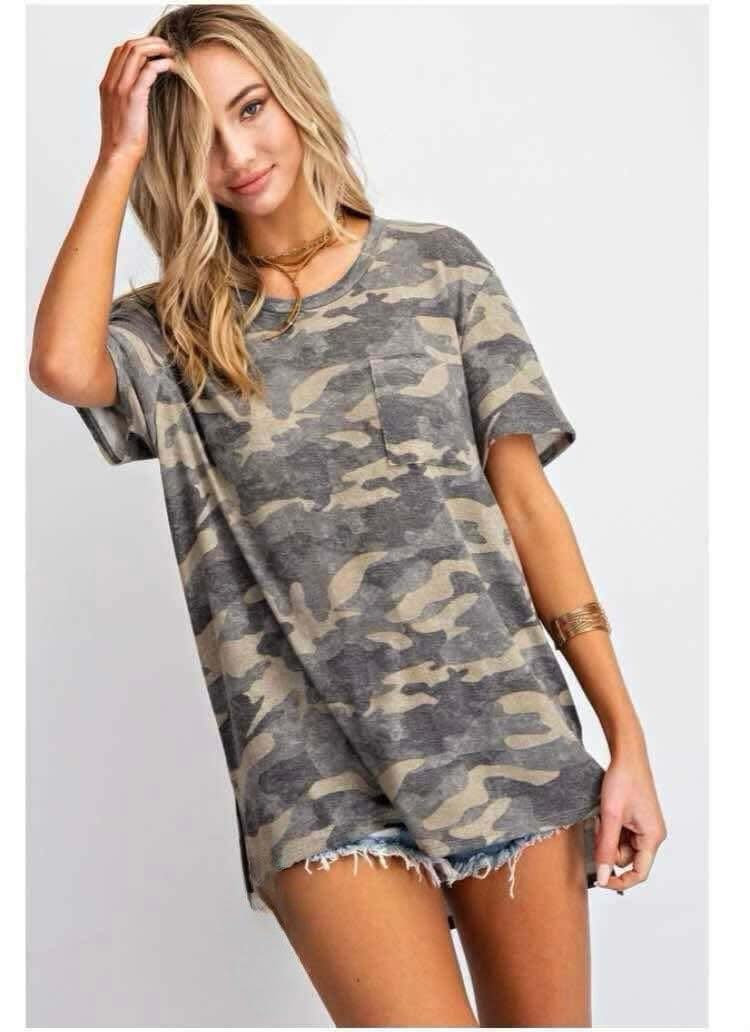 Camo Pocket Tee