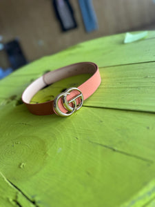 Peach GG Belt