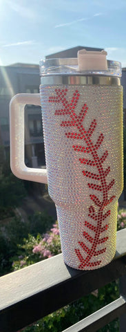 Sparkle Baseball Insulated Tumblers