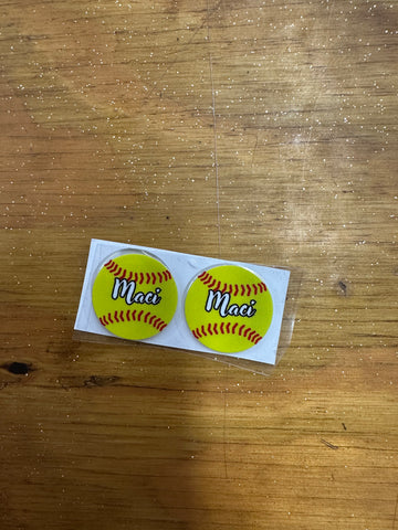 Softball Bat Decals - MACI ONLY
