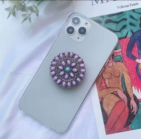 Stone Design Phone Pop Sockets