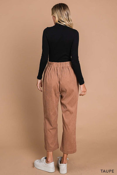 Soft Baby Corduroy Wide Leg Pants - Regular