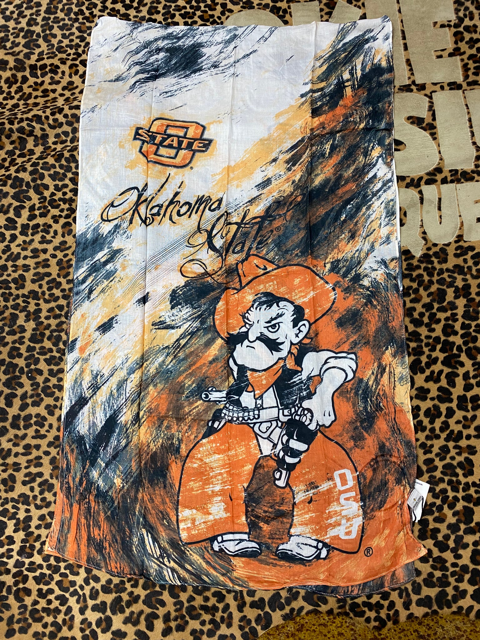 Licensed OU/OSU Watercolor Scarf