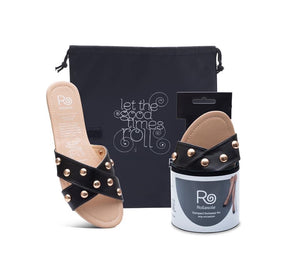 Rollasole Showstopper Sandals - Black