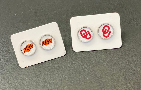 Licensed OSU/OU Earrings