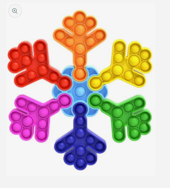 Snowflake Pop It Puzzle