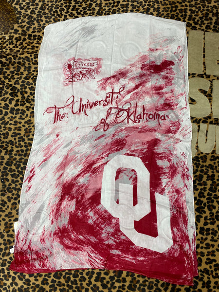 Licensed OU/OSU Watercolor Scarf